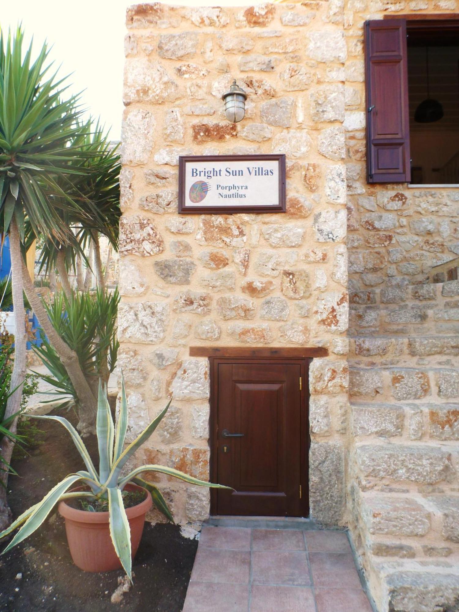 Bright Sun Villas Chalki Town Exterior foto